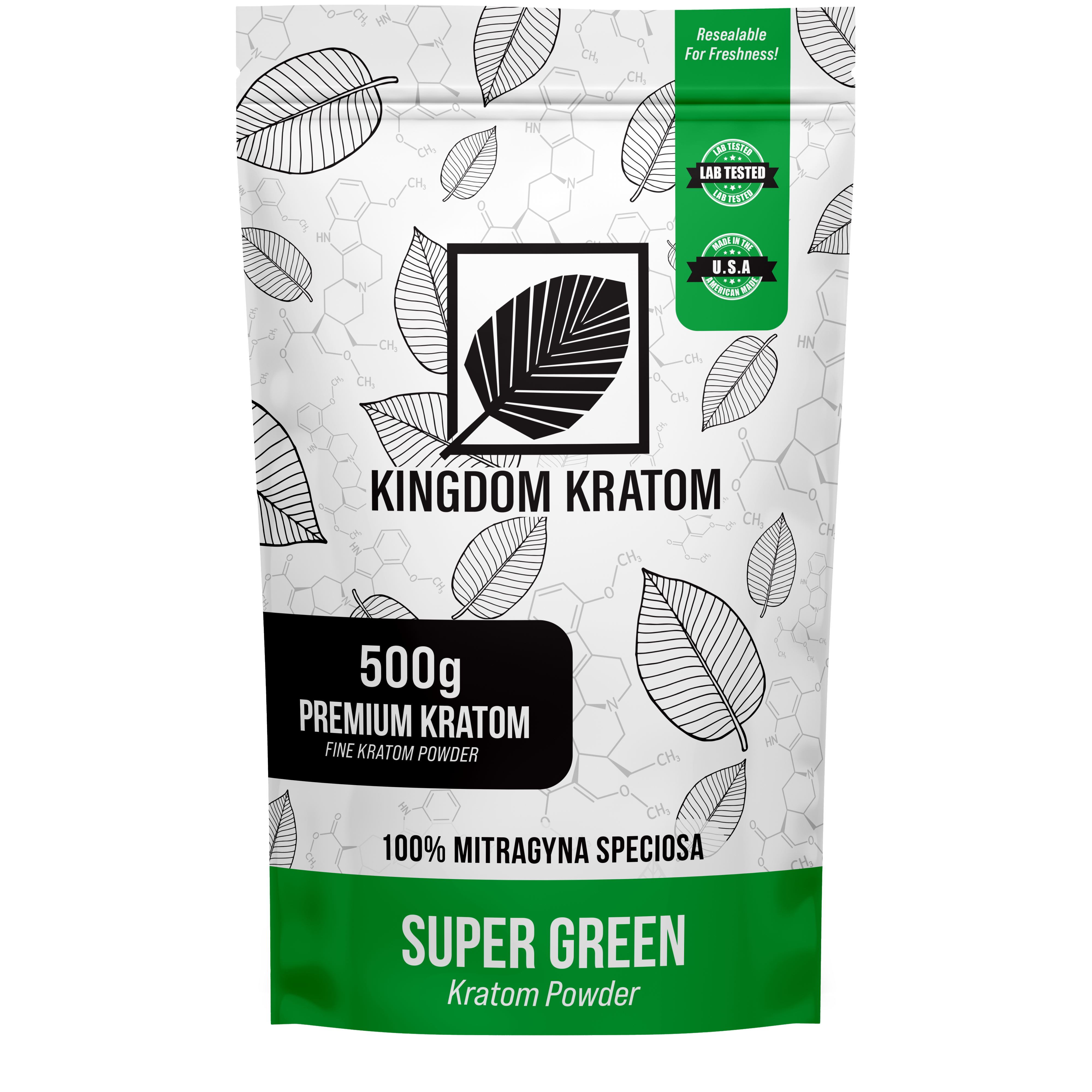 Super Green Borneo Kratom Powder 500g Super Green Borneo Kratom Powder 500g
