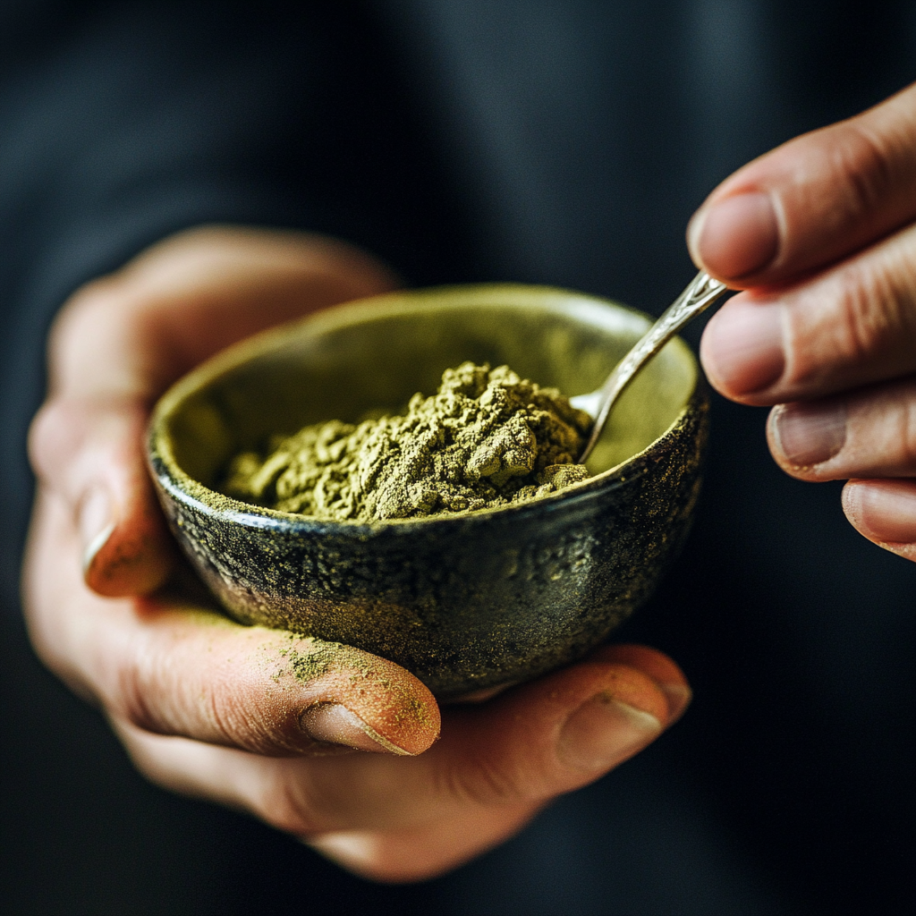 Toss and wash Kratom